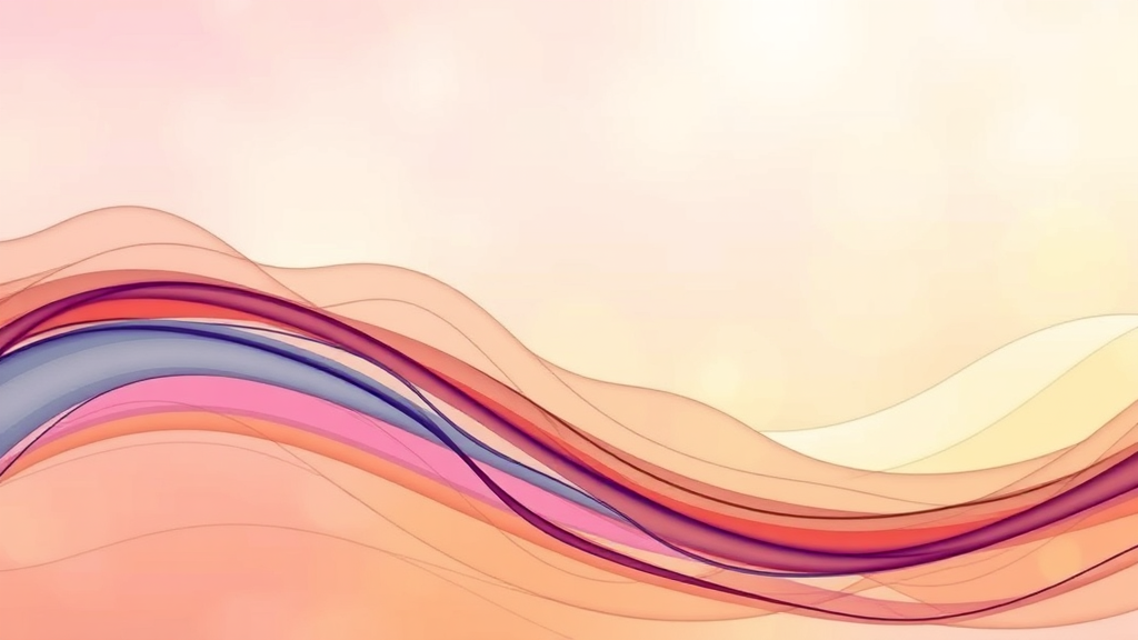 Abstract representation of recovery journey, flowing lines suggesting movement and progress, peaceful colors, hope and healing, no text no words no letters