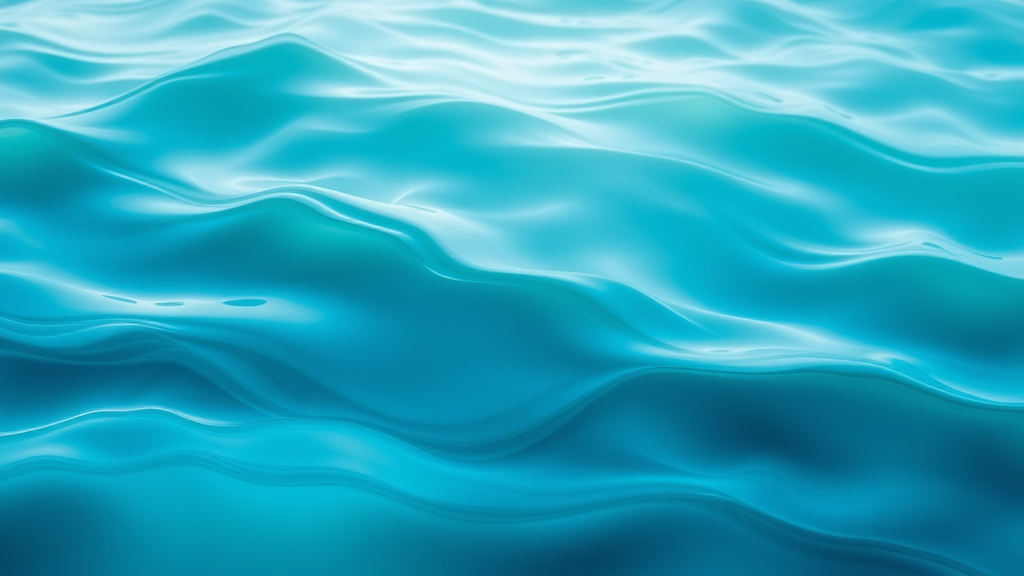 Abstract flowing water or gentle waves representing emotional healing and renewal in soft calming blues and greens no text no words no letters