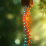 Peaceful spine health concept with soft natural lighting gentle healing environment serene wellness atmosphere no text no words no letters