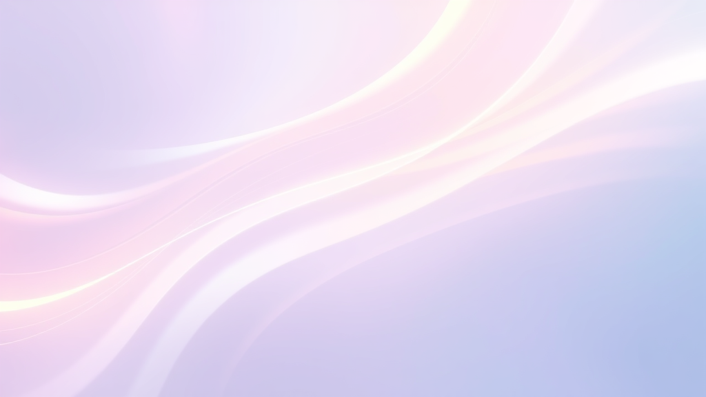 Abstract flowing light rays in soft pastel colors representing mental clarity and cognitive enhancement no text no words no letters