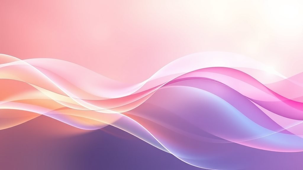 Abstract representation of sound waves and healing energy, soft flowing colors, therapeutic harmony, peaceful wellness concept, no text no words no letters