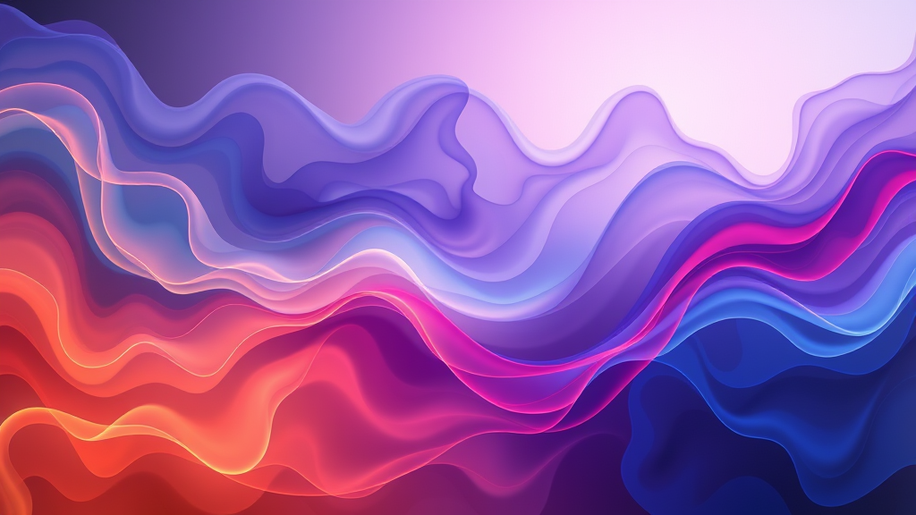 Abstract flowing colors and peaceful meditation imagery representing emotional healing through creative nail therapy practice no text no words no letters