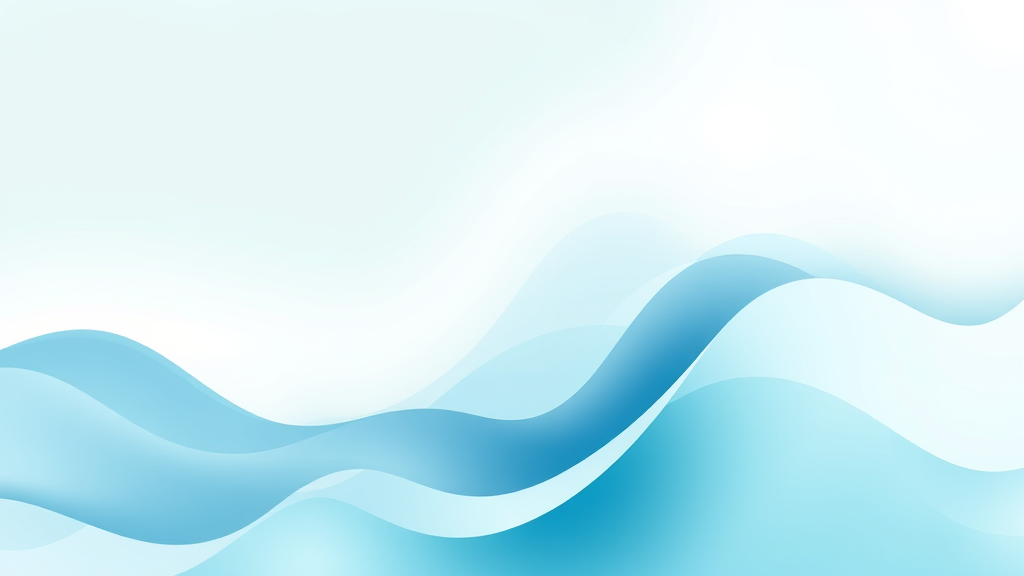 Abstract representation of career growth with gentle upward flowing elements, soft blues and greens, professional development concept, no text no words no letters