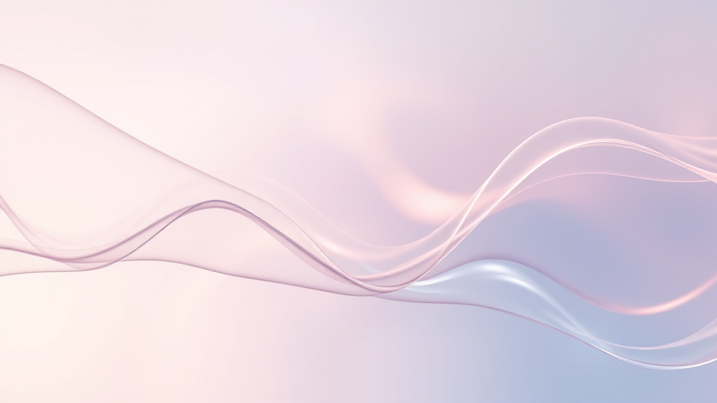 Abstract representation of movement and healing, flowing water or light streams, soft pastels, recovery and wellness concept, tranquil energy, no text no words no letters