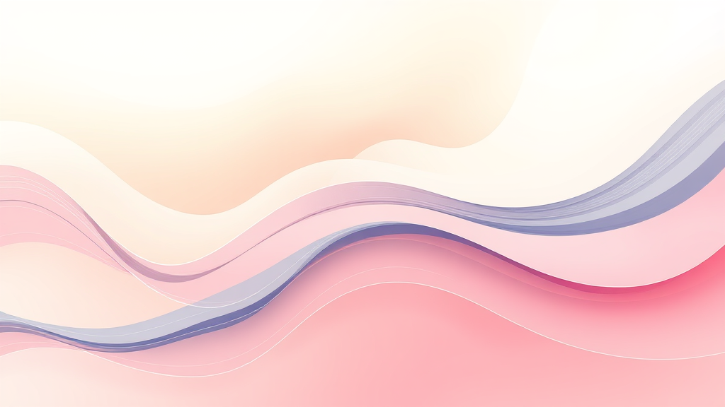 Abstract representation of movement and progress, flowing lines in calming pastels, growth and empowerment theme, no text no words no letters