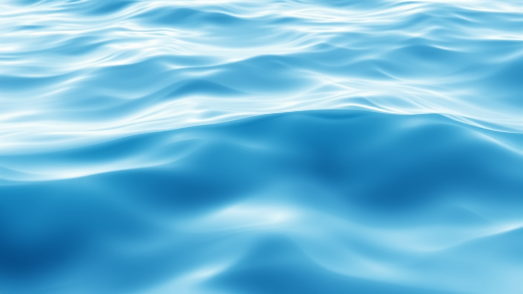 Abstract flowing water or gentle waves, soft blue and white tones, peaceful movement, tranquil natural elements, no text no words no letters
