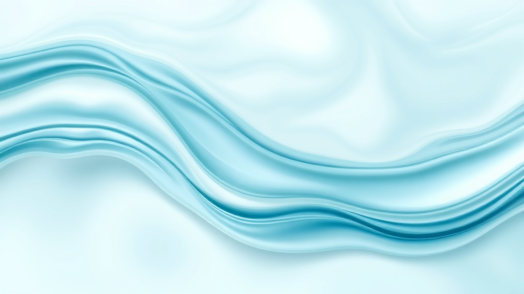 Abstract flowing water or gentle waves, soft blues and greens, representing adaptability and growth, no text no words no letters