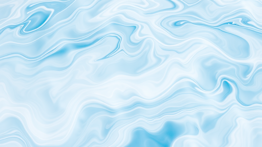 Abstract flowing water patterns with soft blues and whites, representing emotional clarity and inner peace, no text no words no letters