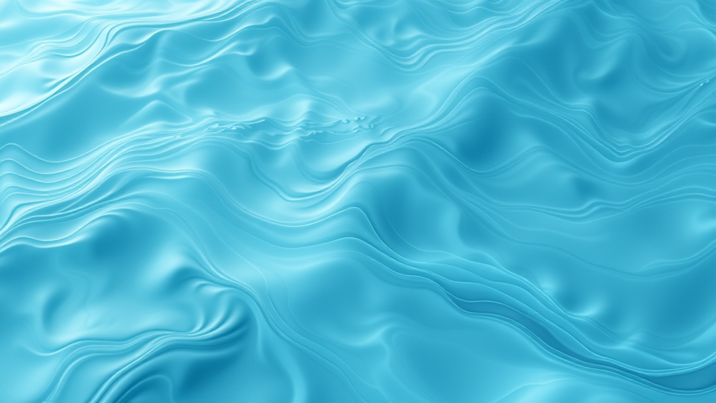 Abstract flowing water patterns in soft blues and greens creating sense of movement and emotional release, calming therapeutic energy, no text no words no letters