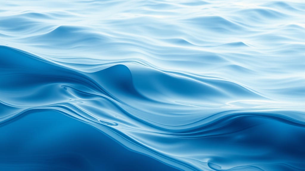 Abstract flowing water or gentle waves in soft blue tones representing emotional flow and tranquility no text no words no letters