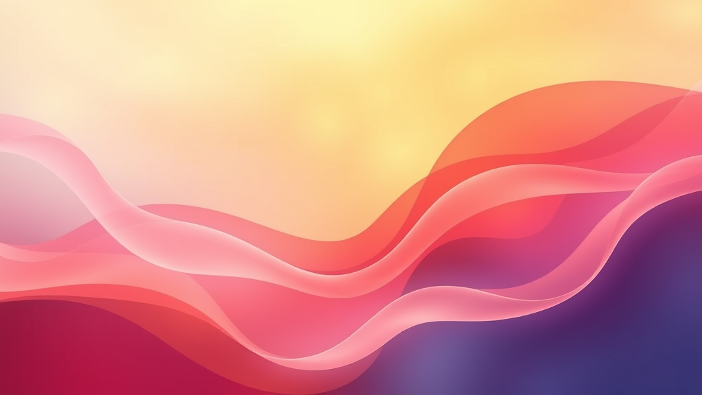 Abstract representation of healing journey with flowing gentle curves warm colors hope and recovery peaceful medical concept no text no words no letters