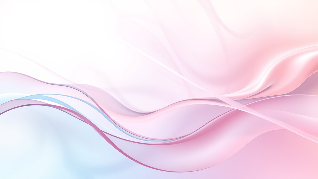 Abstract representation of clear communication with flowing gentle waves, soft pastels, harmony and connection concepts, no text no words no letters