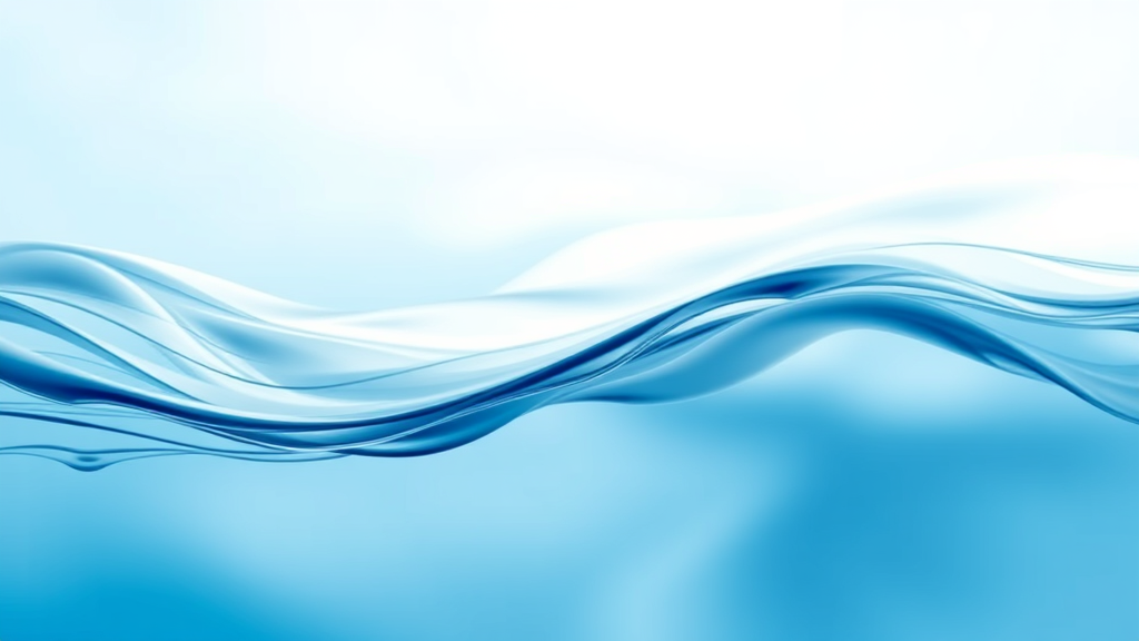 Abstract flowing water representing healing and recovery, soft blue gradients, peaceful movement, therapeutic essence, no text no words no letters