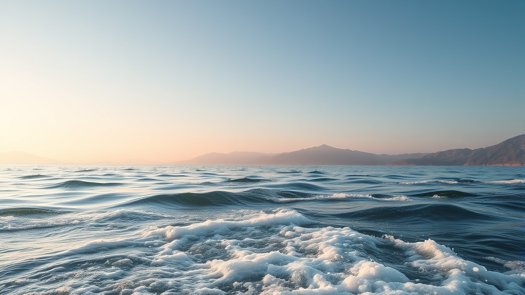 Serene landscape with flowing water and gentle light symbolizing health investment and financial planning for wellness no text no words no letters