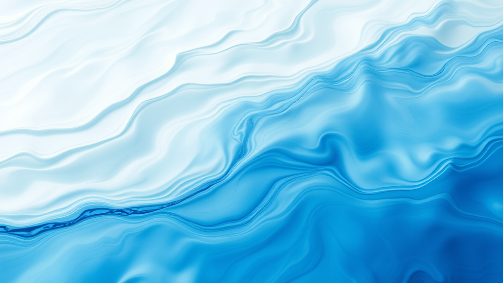 Abstract flowing water patterns, gentle emotional release concept, calming blues and whites, peaceful healing energy, no text no words no letters