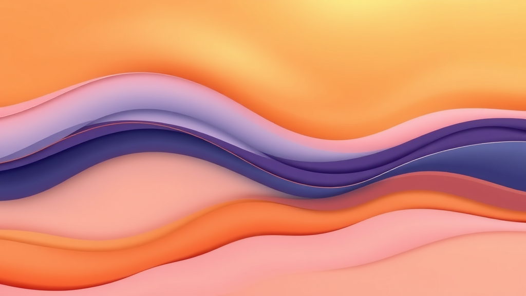 Abstract representation of communication and connection, flowing lines, warm colors, peaceful therapeutic setting, no text no words no letters