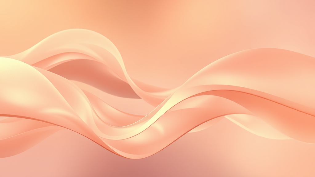 Abstract representation of tranquility and healing with soft flowing shapes warm colors gentle lighting peaceful atmosphere no text no words no letters