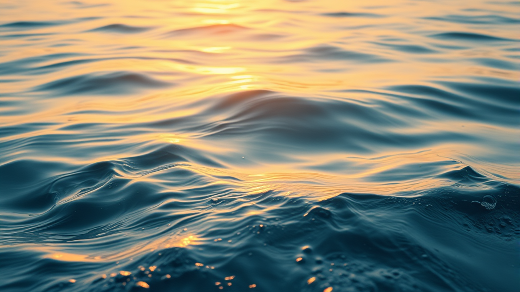 Abstract representation of emotional healing with flowing water gentle sunrise colors representing hope and renewal in nature no text no words no letters