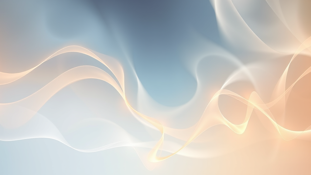 Abstract representation of mental clarity and healing, flowing light patterns, hope and renewal symbolism, soft colors, no text no words no letters