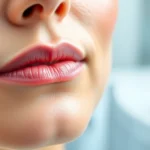 Close-up of clear, glowing skin with visible healthy skin texture and natural radiance, professional dermatology clinic setting with soft lighting, no visible products or text, photorealistic