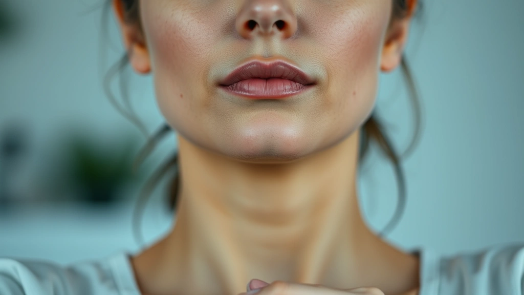 Close-up of person's face showing peaceful expression during guided meditation session, soft diffused lighting, calm professional therapeutic environment, hands resting peacefully, photorealistic emotional healing imagery