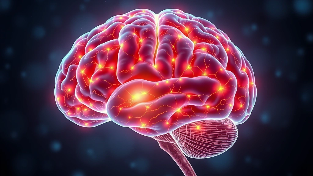 Brain visualization showing neural pathways lighting up during mindfulness practice, abstract scientific illustration of meditation benefits, mindfulness neuroscience concept, photorealistic medical illustration style