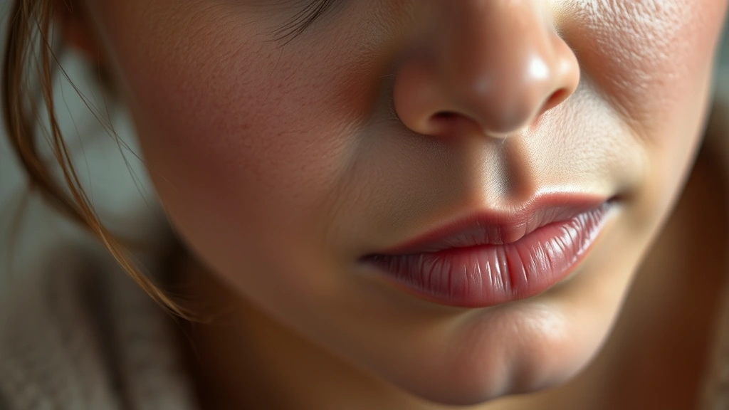 Close-up of a person's face showing vulnerability and emotional processing during a therapeutic moment, authentic expression of breakthrough or realization, tears or emotional release, warm and compassionate setting