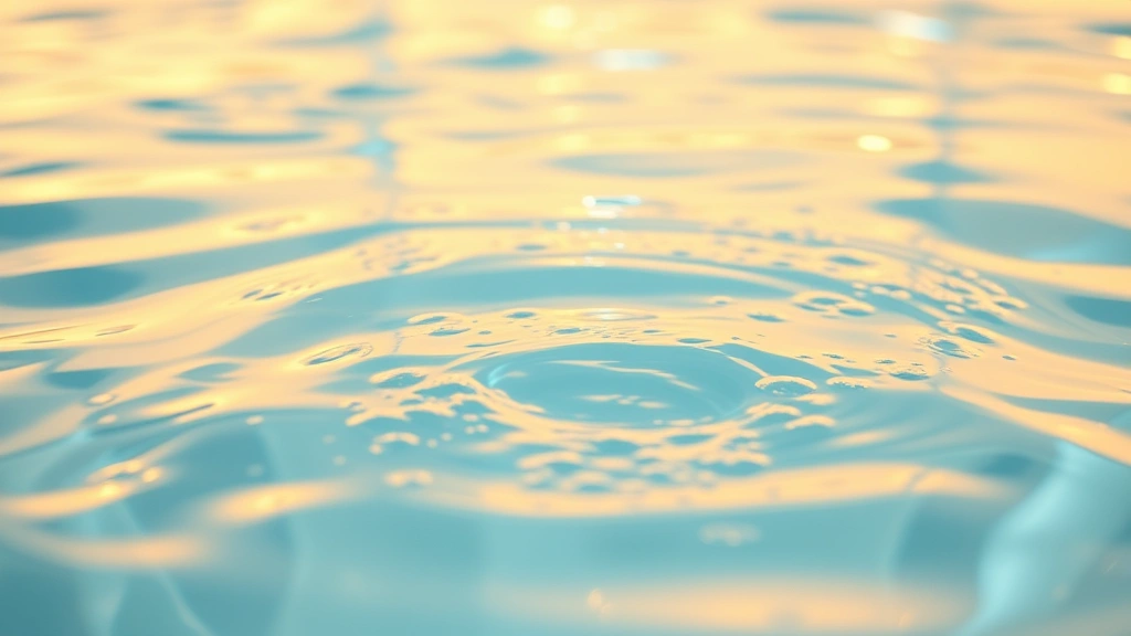 Close-up of water ripples and bubbles in warm pool with soft lighting, therapeutic aquatic environment, sensory water therapy experience, nobody visible