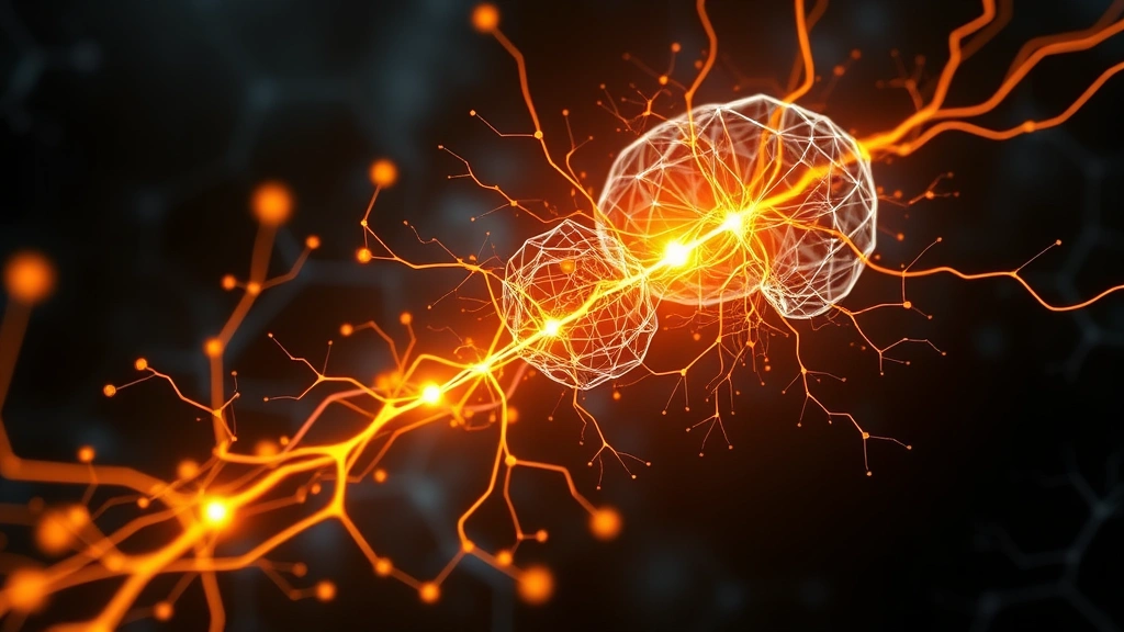 Conceptual illustration of memory neural networks reorganizing and rewiring with warm golden light, showing transformation and healing of traumatic memory pathways